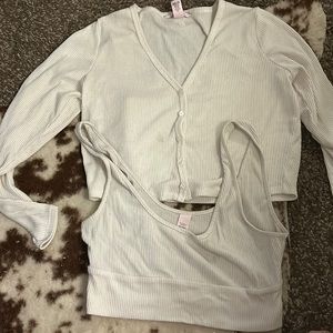 Two piece sleep shirt set